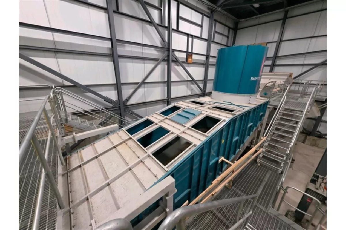 BMH Technology #2502, air classifier, flameless vent protection, geared drive & ventilator support, new - Image 1