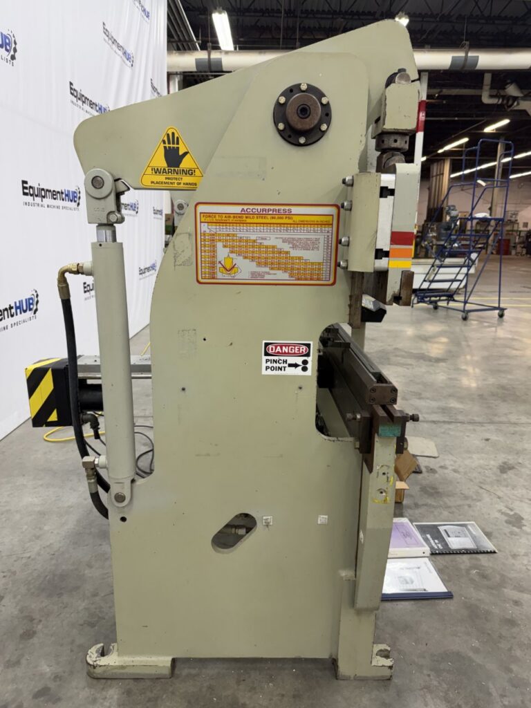 30 Ton, Accurpress #7305, CNC hydraulic press brake, 5' overall, 52" between housing, 6" stroke, 5 HP, 1996 - Image 8