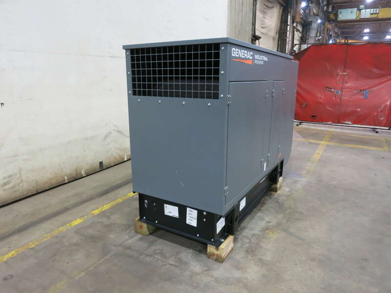 50 KW Generac #SG050NA, NG/LP generator set, 120/240 Volts, 1-phase, 75 HP @ 1800 RPM, Generac 4.5L engine - Image 2