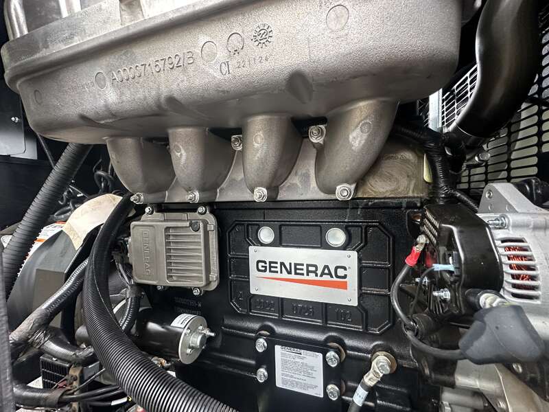 50 KW Generac #SG050NA, NG/LP generator set, 120/240 Volts, 1-phase, 75 HP @ 1800 RPM, Generac 4.5L engine - Image 5