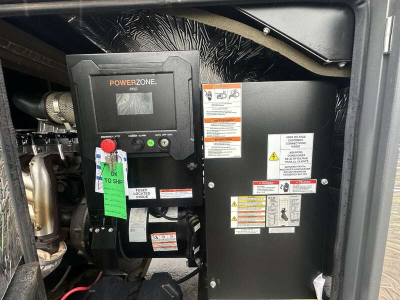 50 KW Generac #SG050NA, NG/LP generator set, 120/240 Volts, 1-phase, 75 HP @ 1800 RPM, Generac 4.5L engine - Image 8