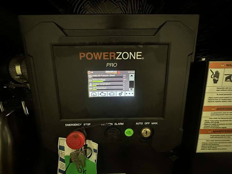 50 KW Generac #SG050NA, NG/LP generator set, 120/240 Volts, 1-phase, 75 HP @ 1800 RPM, Generac 4.5L engine - Image 9