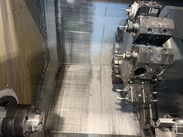 Haas #ST-20Y, CNC lathe, 31.7" swing, 8" chuck, 2" bar, 12" diameter, 21" length, 20 HP, 4000 RPM, sub - Image 6