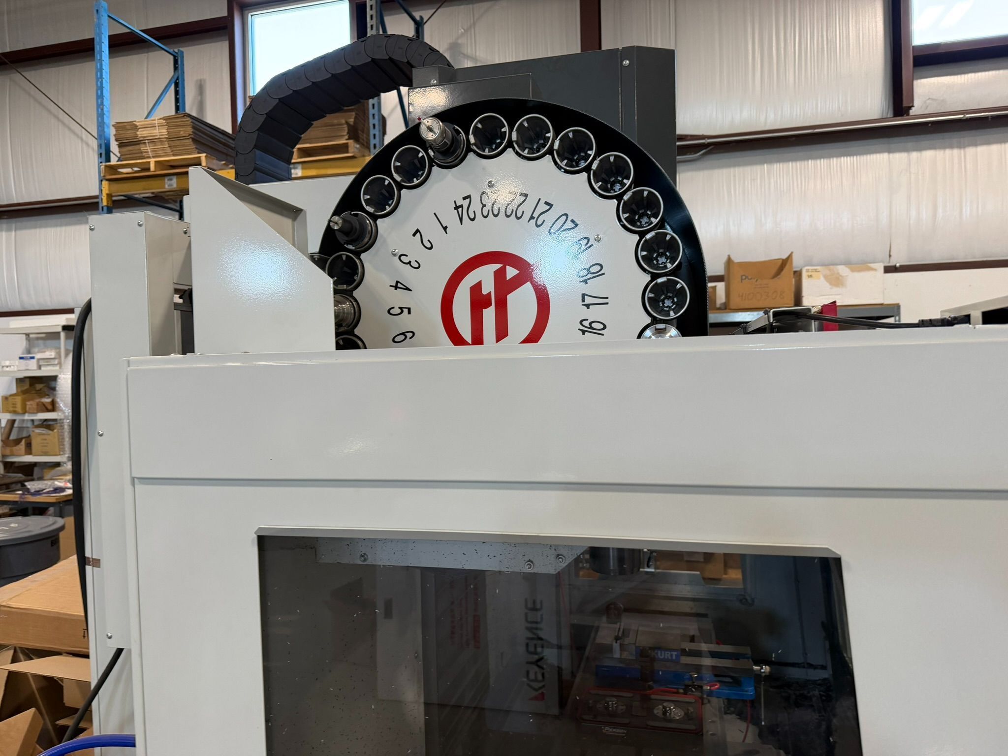 Haas #VF-2SS, CNC vertical machining center, 24 automatic tool changer, 30" X, 16" Y, 20" Z, 12000 RPM, 30 - Image 4