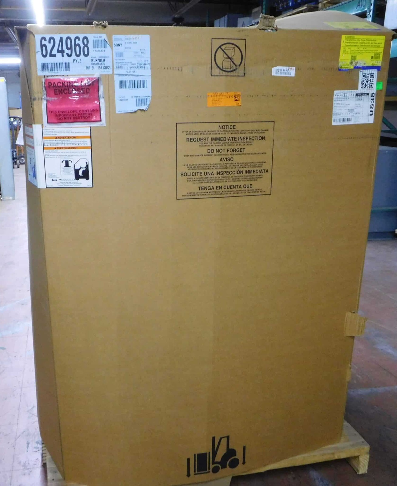 225 KVA 480 Delta Primary, 208Y/120 Secondary, Square D #EX225T3H, Dry Type Transformer, 3 Phase, new - Image 2