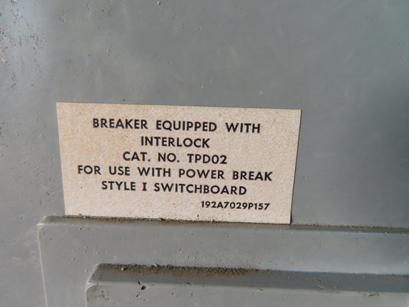 3000 Amps, General Electric #TP3030SSFC, Power Break Insulated Case Circuit Breaker, 3-pole - Image 7