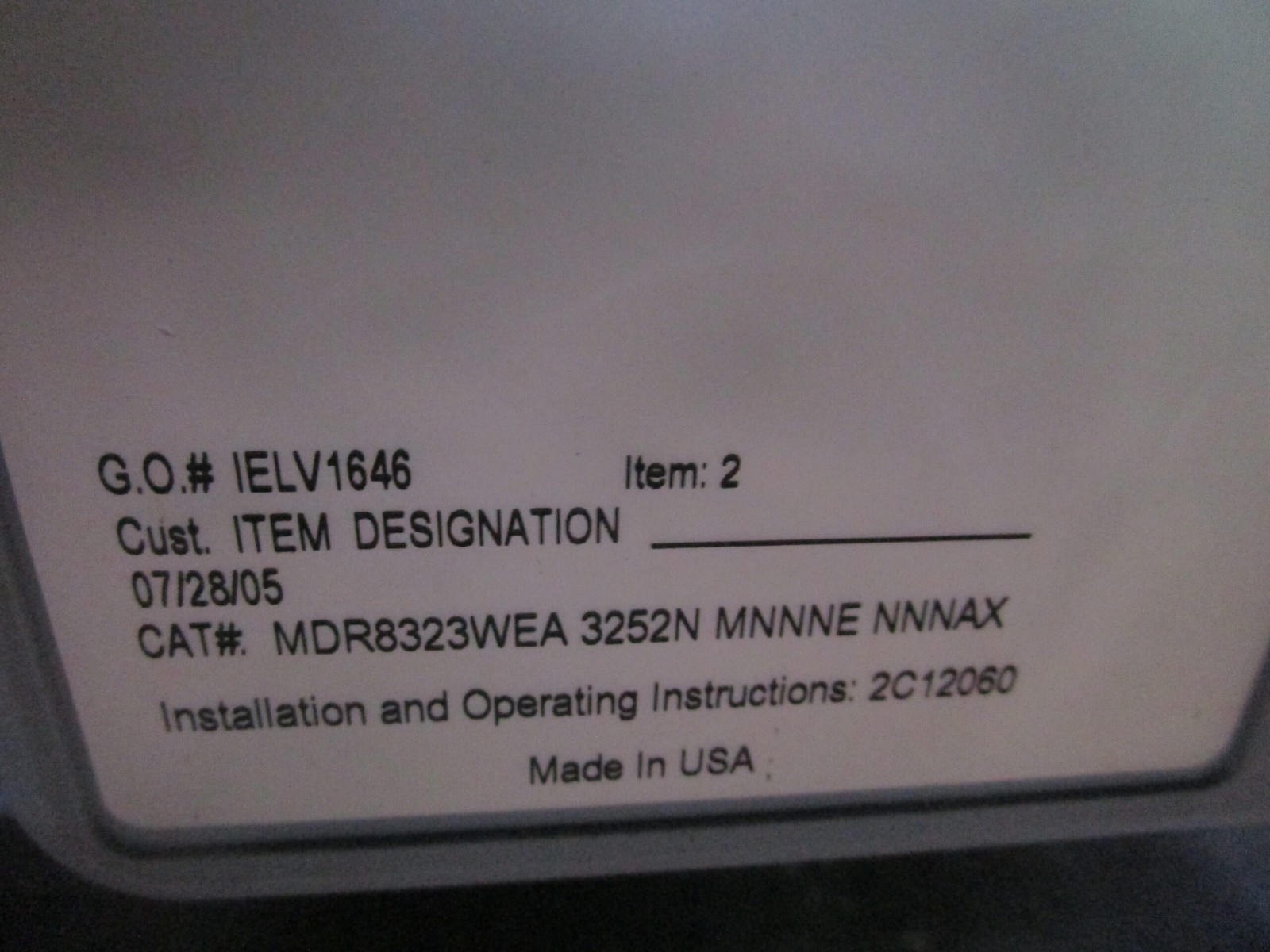 3200 Amps, Eaton #MDR832/MDR8323WEA, magnum ds low voltage ac power, 3-pole, 600 Volts, drawout - Image 2