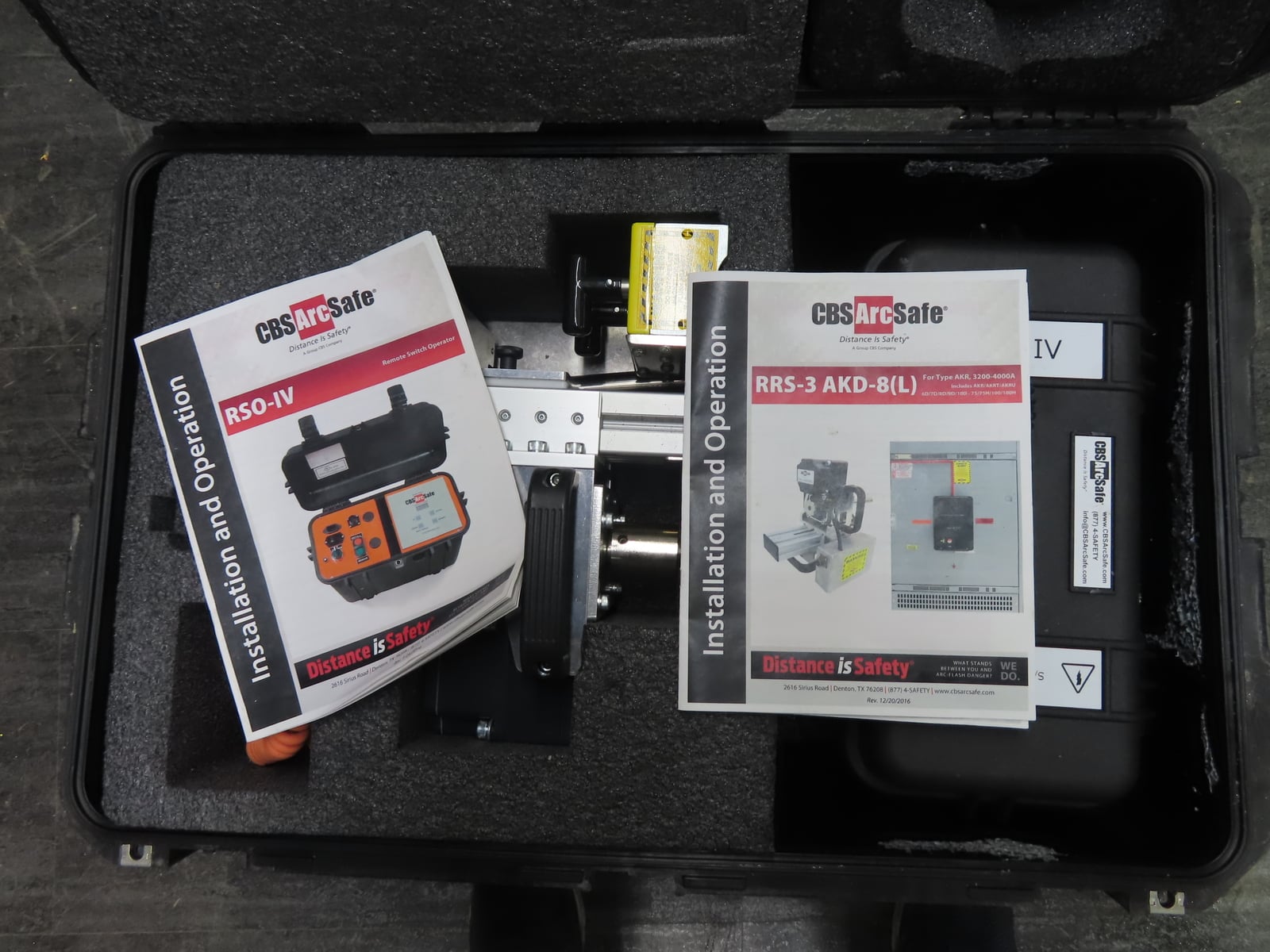 CBS ArcSafe #RSO-IV, RRS-3 Remote Switch Operator, for General Electric AKD-8(L) Air Circuit Breaker, 120/240 - Image 4