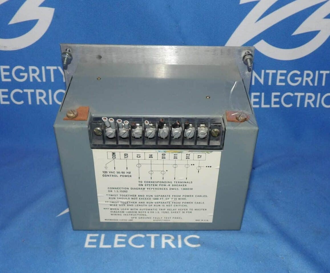 1600 Amps, Westinghouse #SPB65, Circuit Breaker, 3-pole, 600 Volts, w/ 16SPBDOS mounting frame, test panel - Image 10