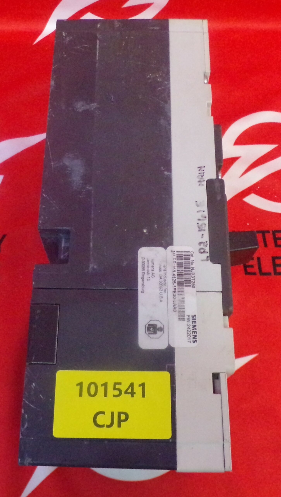 250 Amps, Siemens #NJX3T250, Circuit Breaker, 3-pole, 600 Volts, w/ trip unit, bolt-on - Image 3