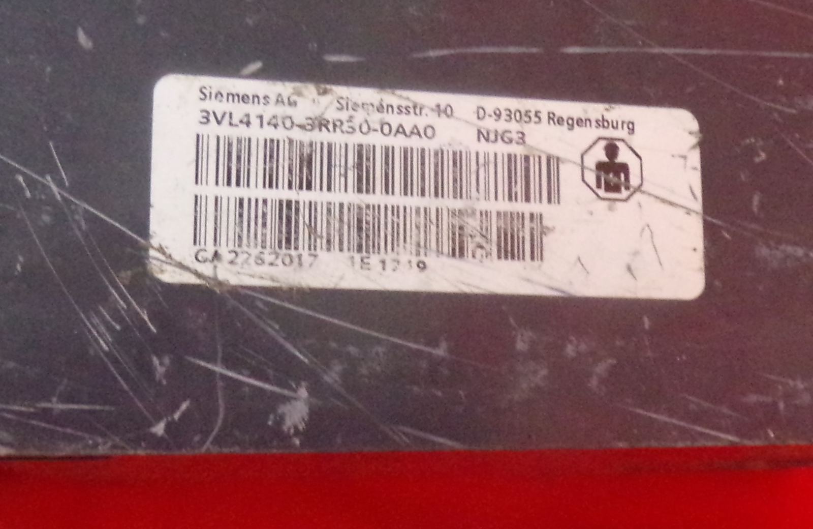 250 Amps, Siemens #NJX3T250, Circuit Breaker, 3-pole, 600 Volts, w/ trip unit, bolt-on - Image 6