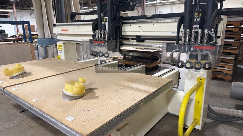 Thermwood #C42, 3-Axis CNC Router, twin head, twin 5' x 5' tables, 460 Volts, updated 2020 - Image 2