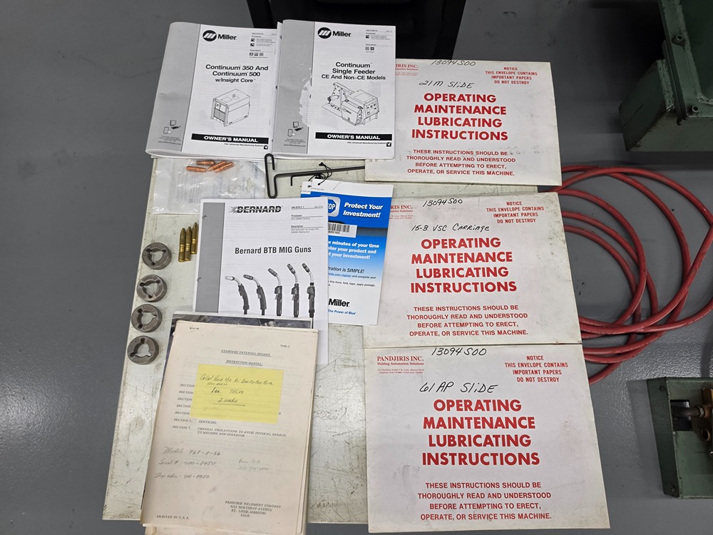 8' Pandjiris #96E8-36, Longitudinal Seam Welder, 8" ID - 36" outside dimension capacity, 0 -3/8" material - Image 4