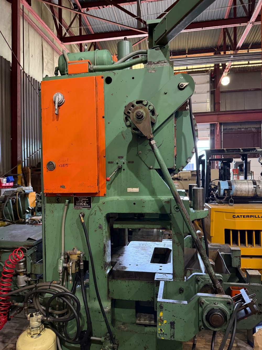 30 Ton, Burr Oak #FP1, 1" stroke, 133-385 SPM, uncoiler, suction hood - Image 3