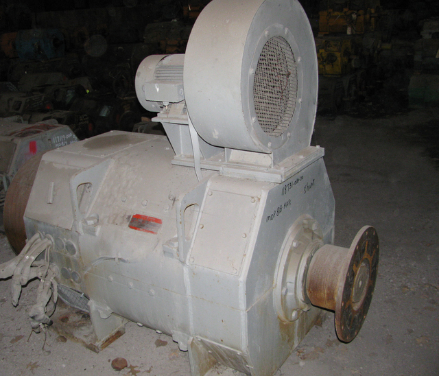 250 HP 435 RPM General Electric, Frame MDP818, BV, Shunt, Frame Only, 230 Volts, DC Crane and Mill Motor - Image 2