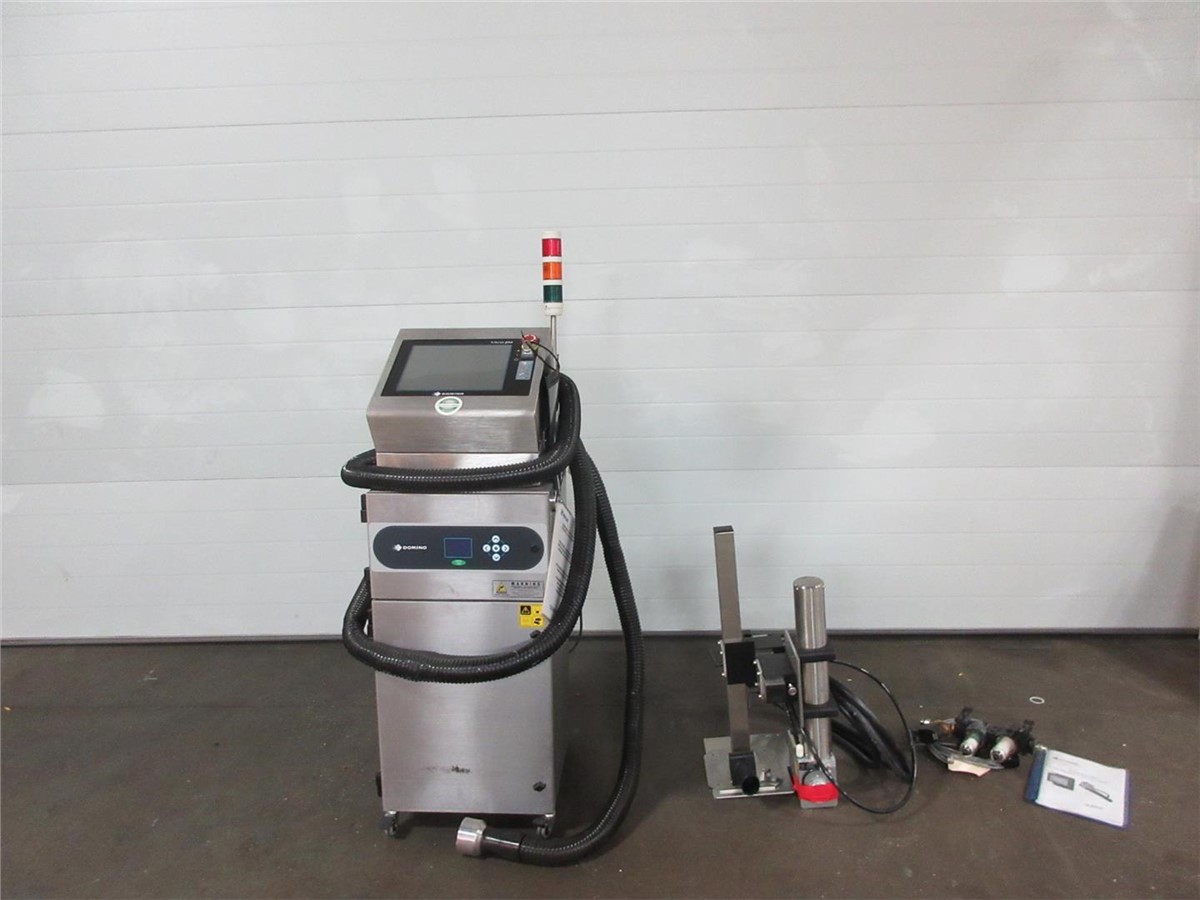 Domino #DPX-500, digital laser coder w/S100 laser, Stainless Steel cabinet, used, 2007, #12340A - Image 1