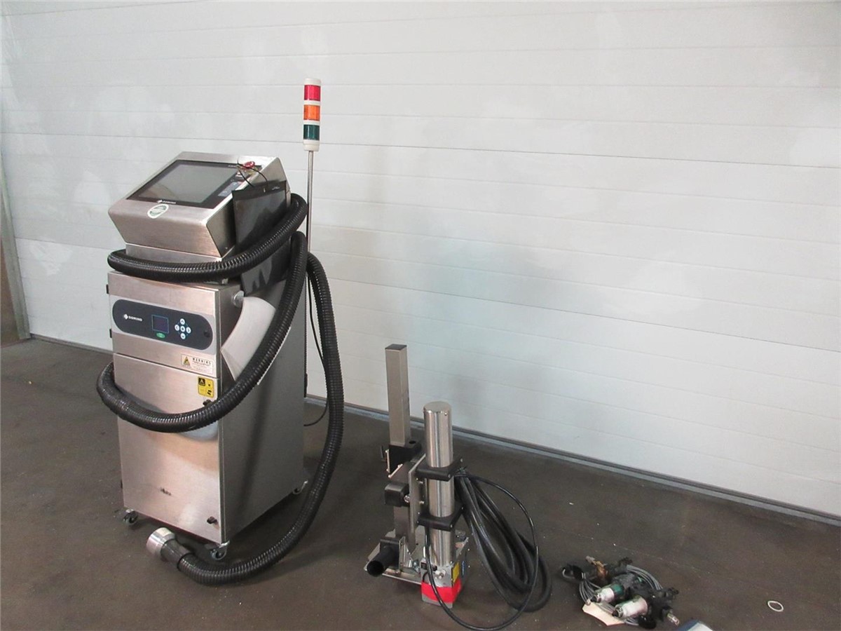 Domino #DPX-500, digital laser coder w/S100 laser, Stainless Steel cabinet, used, 2007, #12340A - Image 2