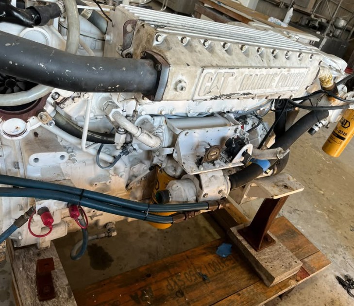 700 HP Caterpillar #C12, Marine Diesel Propulsion Engine, 2300 RPM, 5.9" stroke, 5.1" bore, inline - Image 3