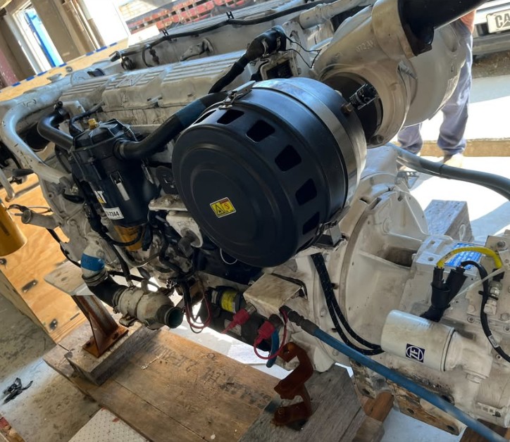 700 HP Caterpillar #C12, Marine Diesel Propulsion Engine, 2300 RPM, 5.9" stroke, 5.1" bore, inline - Image 5