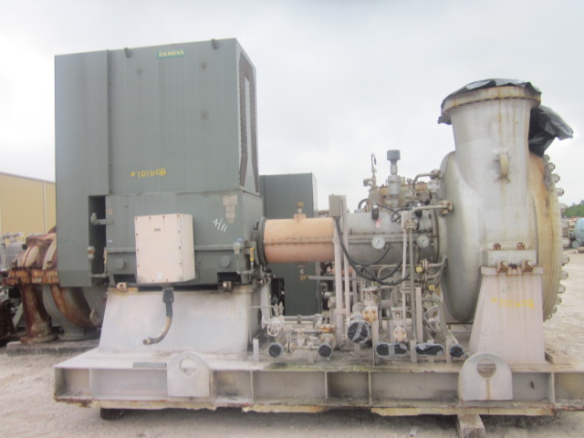 7410 ACFM, Ebara #180-TC, centrifugal gas compressor, gas service, 291/312 PSIA, 1000 HP, 4800 RPM, motor - Image 3