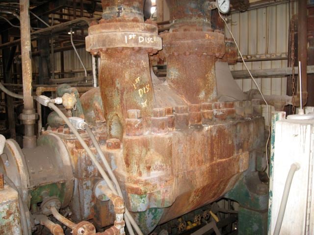 5925 ACFM, Clark #2M8-5, centrifugal gas compressor, refrigeration service, 140/230 PSIA, 5 stage, 9185 HP - Image 1