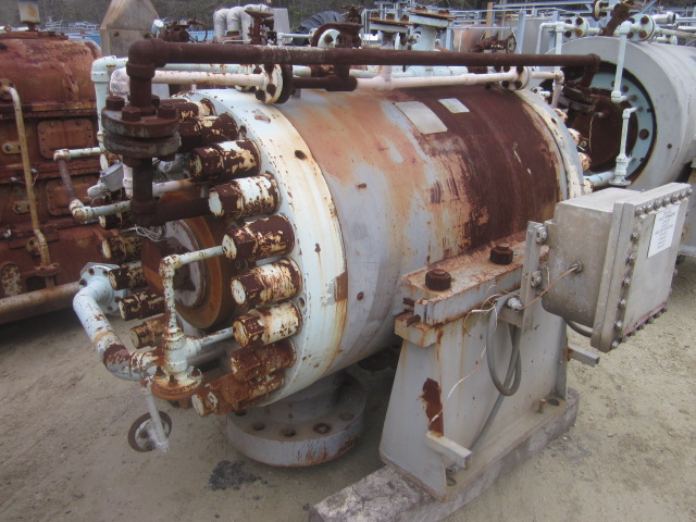 1329 ACFM, Clark #2BF8, centrifugal gas compressor, syn gas service, 819/1778 PSIA, 8 stage, 6619 HP, 10278 - Image 4