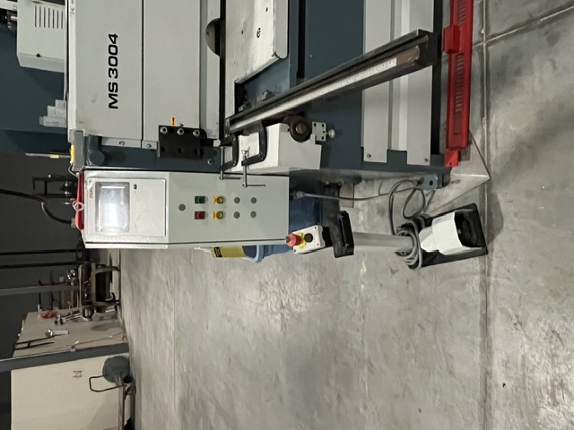 .157" x 10.2' Durma #MS3004, hydraulic shear, Durma DT-7 Control, 29-1/2" Back Gauge, 4' squaring arm, 10 HP - Image 5