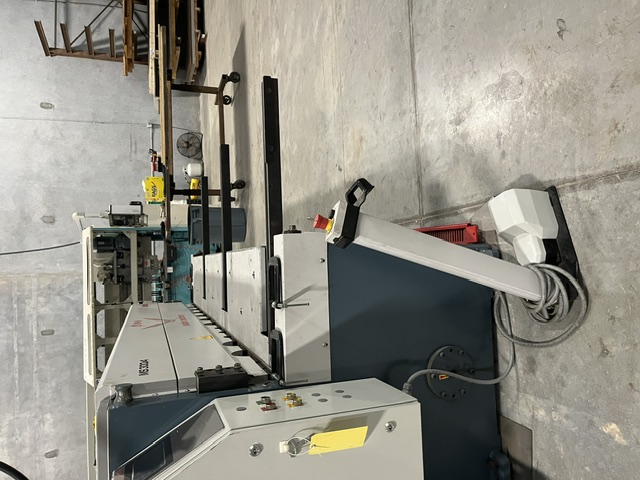 .157" x 10.2' Durma #MS3004, hydraulic shear, Durma DT-7 Control, 29-1/2" Back Gauge, 4' squaring arm, 10 HP - Image 6
