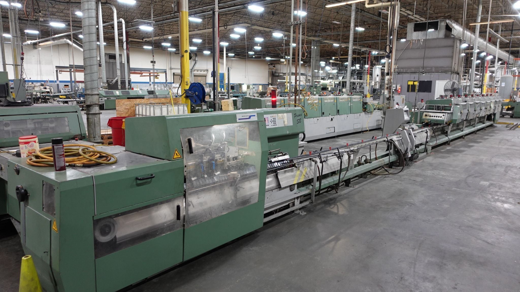Muller Martini #Prima, Saddle Stitcher, (9) Pockets, 1528 Cover Feeder, Prima SB Stitching & Trimming - Image 1