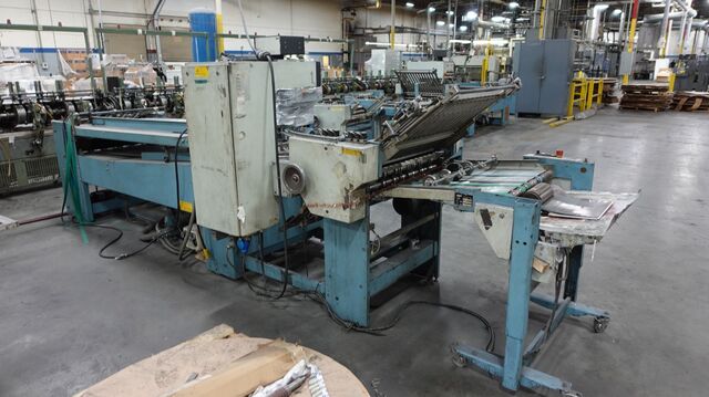 MBO #B26, Folder Line, LOT of 2, w/ Continuous Feeders, 4/4 Buckle Plates, 26" width, 26" x 40" sheet max - Image 6