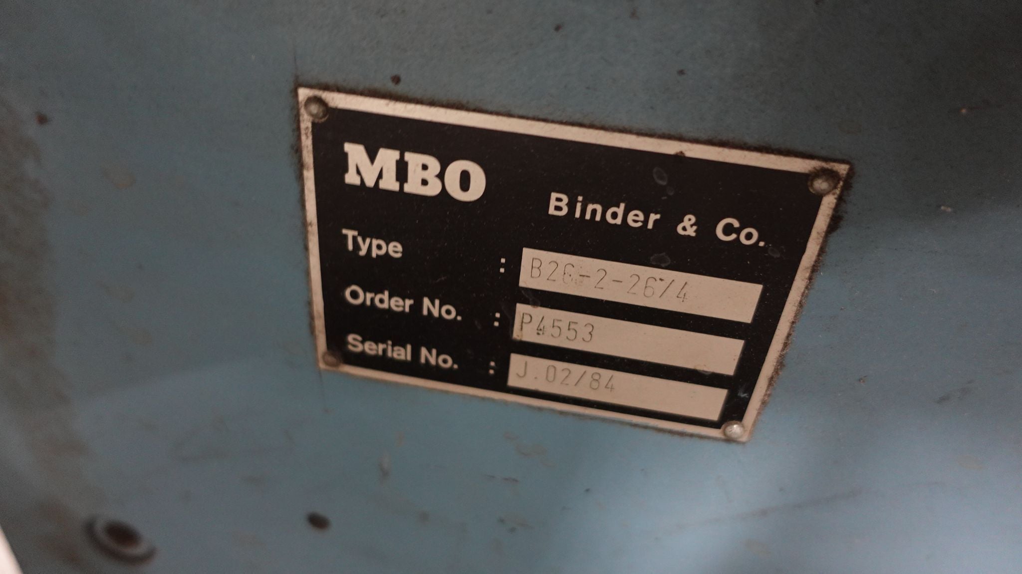 MBO #B26, Folder Line, LOT of 2, w/ Continuous Feeders, 4/4 Buckle Plates, 26" width, 26" x 40" sheet max - Image 9
