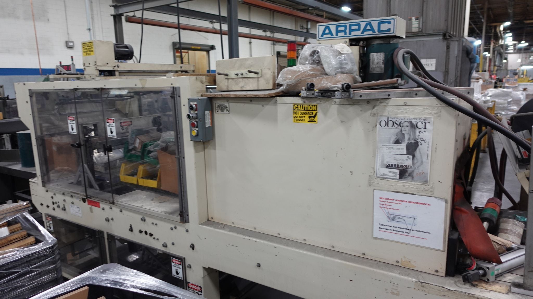Arpac #55GI-20CX, inline, continuous motion, shrink bundler, 55 PPM, 5" - 12" product width, 460 V. (5 - Image 2