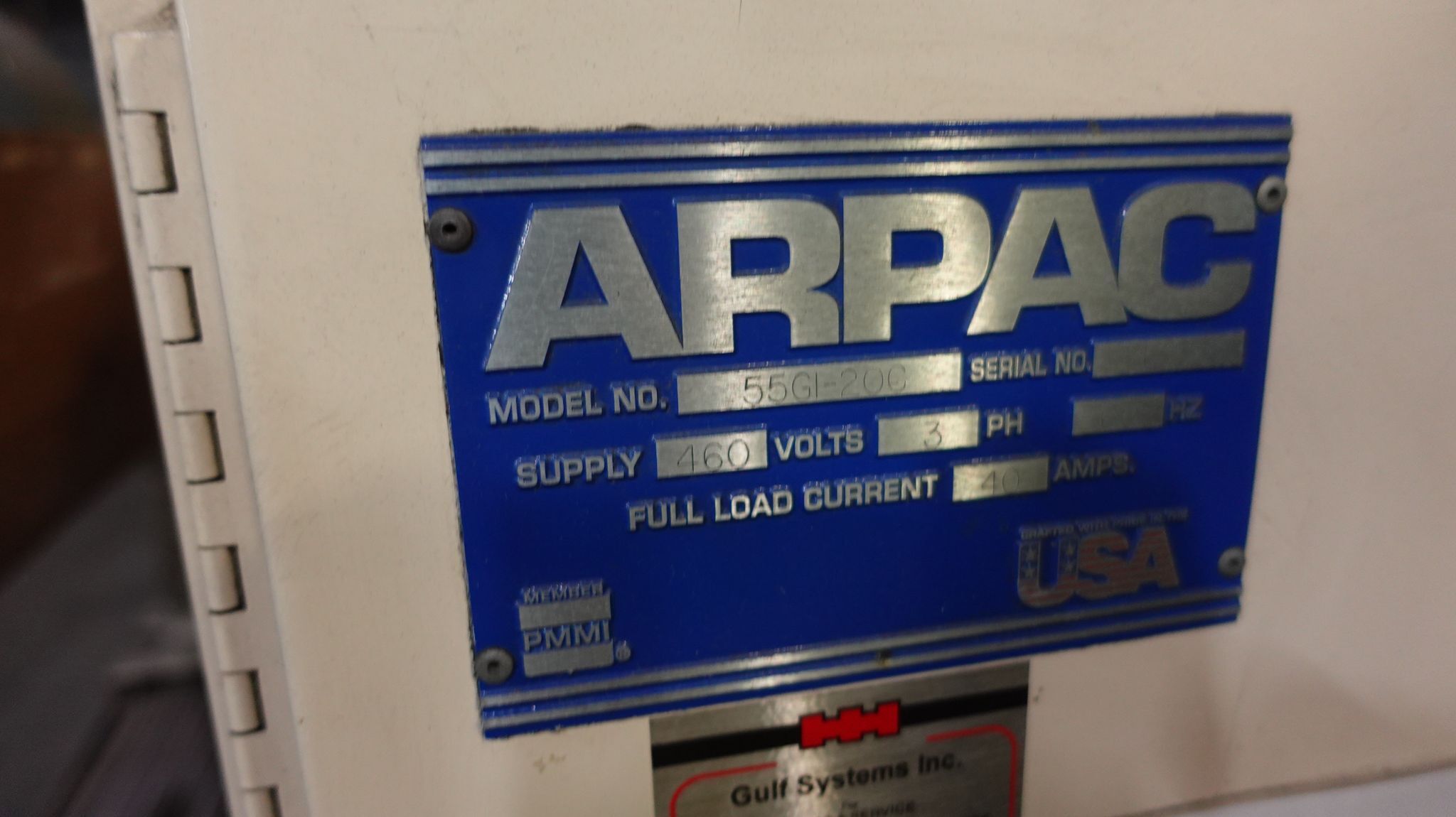 Arpac #55GI-20CX, inline, continuous motion, shrink bundler, 55 PPM, 5" - 12" product width, 460 V. (5 - Image 7