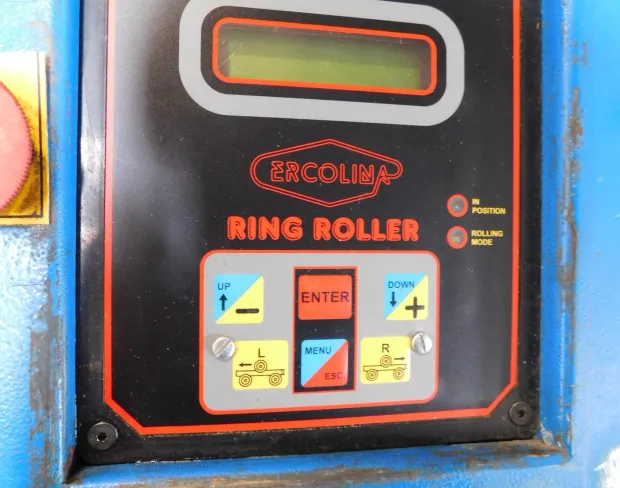 2" x 2" x 1/4" Ercolina #CE40H3, angle bending roll, programmable Control, 2012 - Image 3