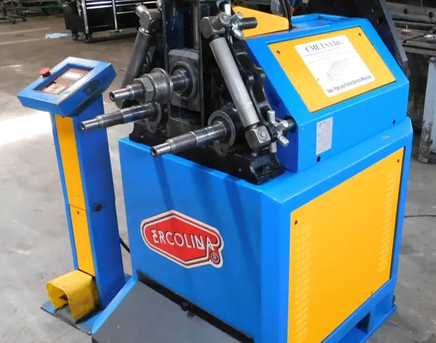 2" x 2" x 1/4" Ercolina #CE40H3, angle bending roll, programmable Control, 2012 - Image 7