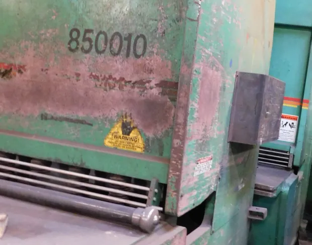1/2" x 10' Accurshear #850010, hydraulic shear, 48" go-to Back Gauge, power blade gap, adj. stroke, 13-33 - Image 2