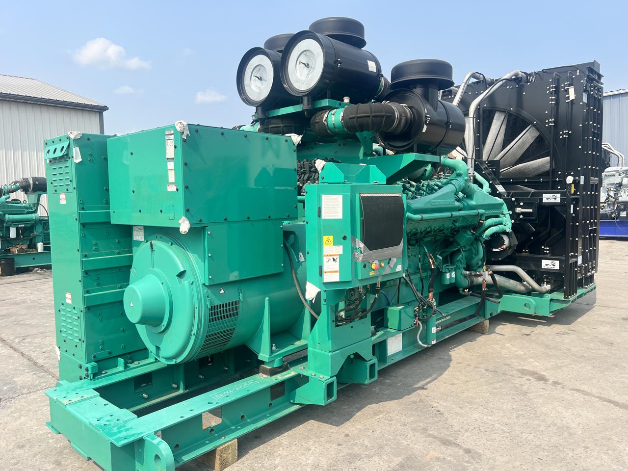 1500 KW Cummins #DQGAS-2160002, diesel generator set, 277/480 Volts, 3 phase, 5 hours, QSK50-G8 engine, EPA - Image 2