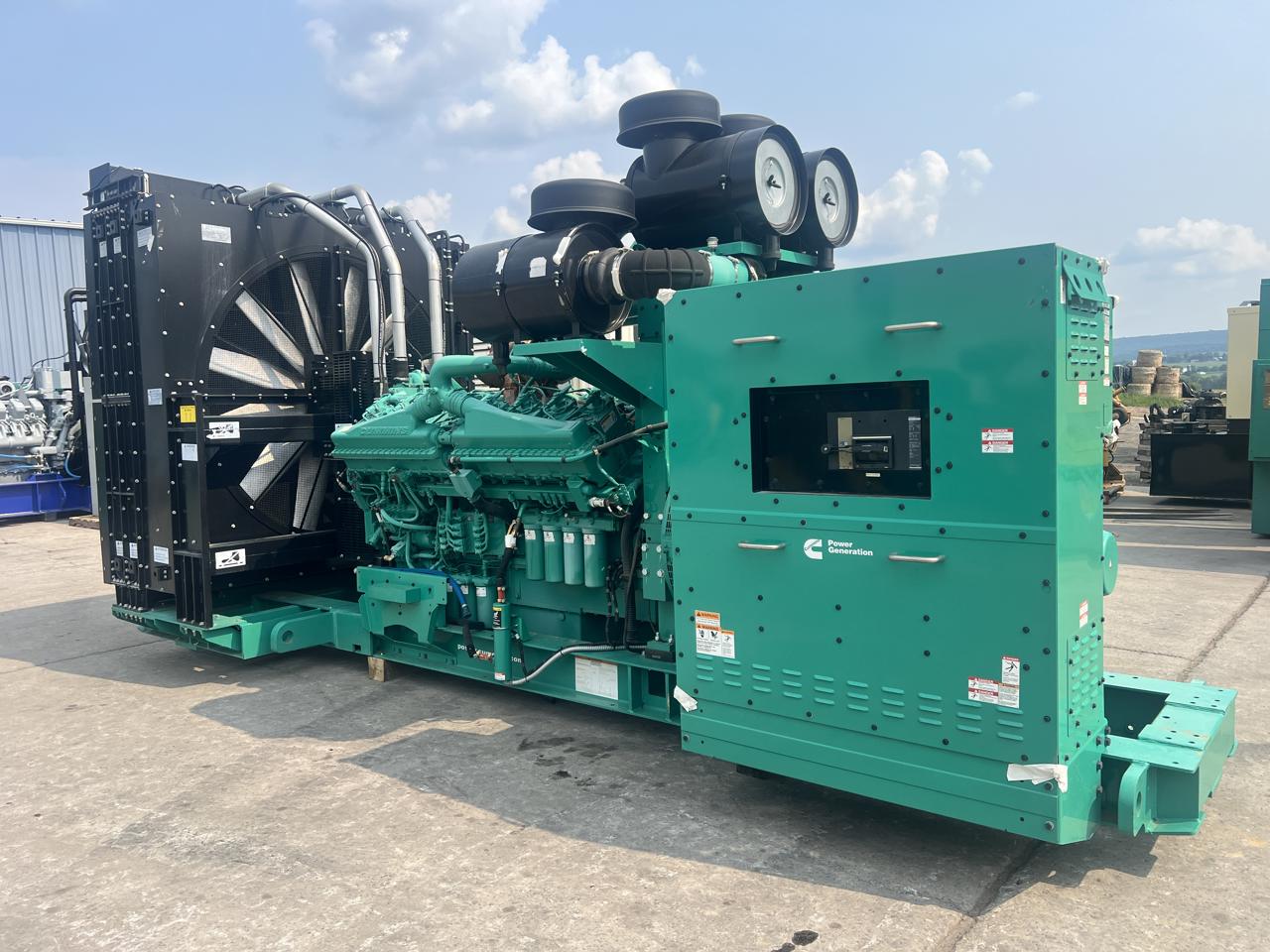 1500 KW Cummins #DQGAS-2160002, diesel generator set, 277/480 Volts, 3 phase, 5 hours, QSK50-G8 engine, EPA - Image 4