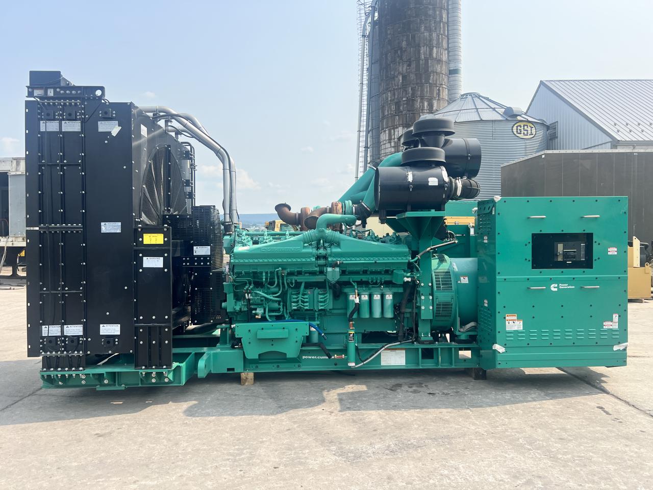 1500 KW Cummins #DQGAS-2160002, diesel generator set, 277/480 Volts, 3 phase, 5 hours, QSK50-G8 engine, EPA - Image 5