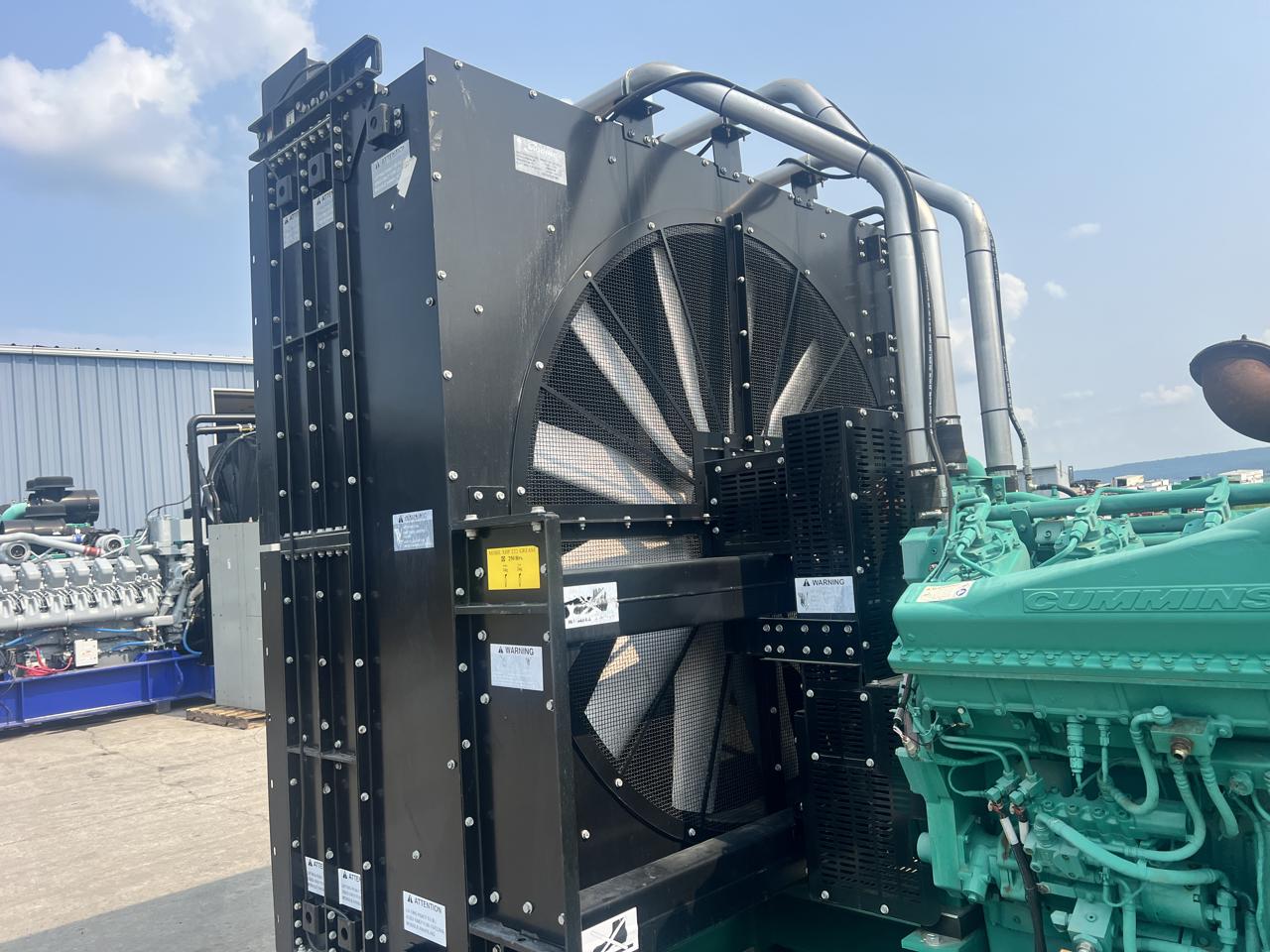 1500 KW Cummins #DQGAS-2160002, diesel generator set, 277/480 Volts, 3 phase, 5 hours, QSK50-G8 engine, EPA - Image 8