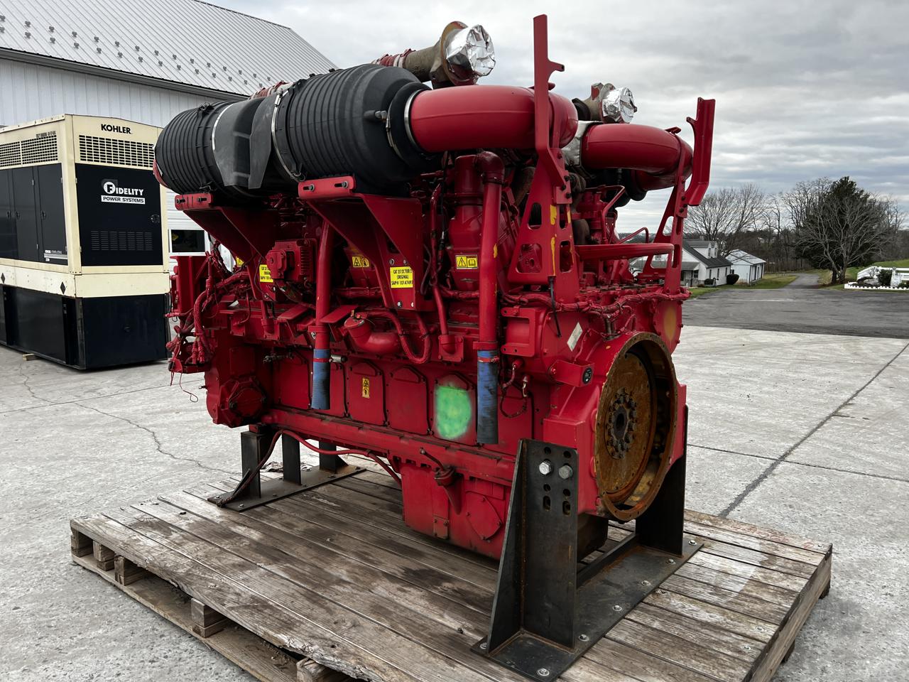 2250 HP Caterpillar #3512, industrial diesel engine, 1900 RPM, frack spec, 19063 hours, 2010 (2 available) - Image 5