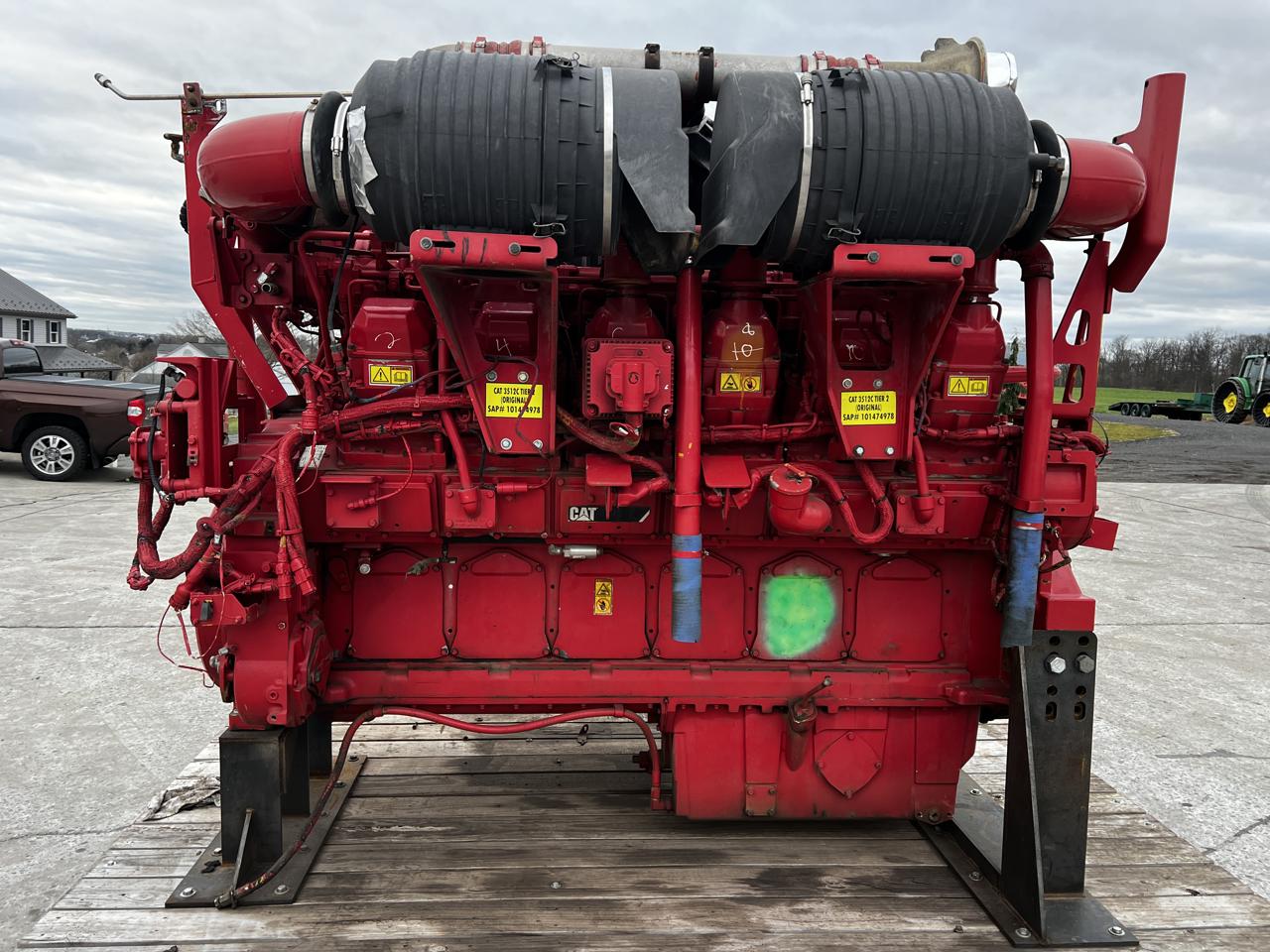 2250 HP Caterpillar #3512, industrial diesel engine, 1900 RPM, frack spec, 19063 hours, 2010 (2 available) - Image 6