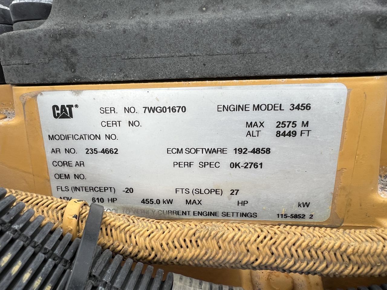 400 KW Caterpillar #SR4, diesel generator set, 480 Volts, 1/3 phase, 365 hours, 610 HP @ 1800 RPM, 3456/C16 - Image 9
