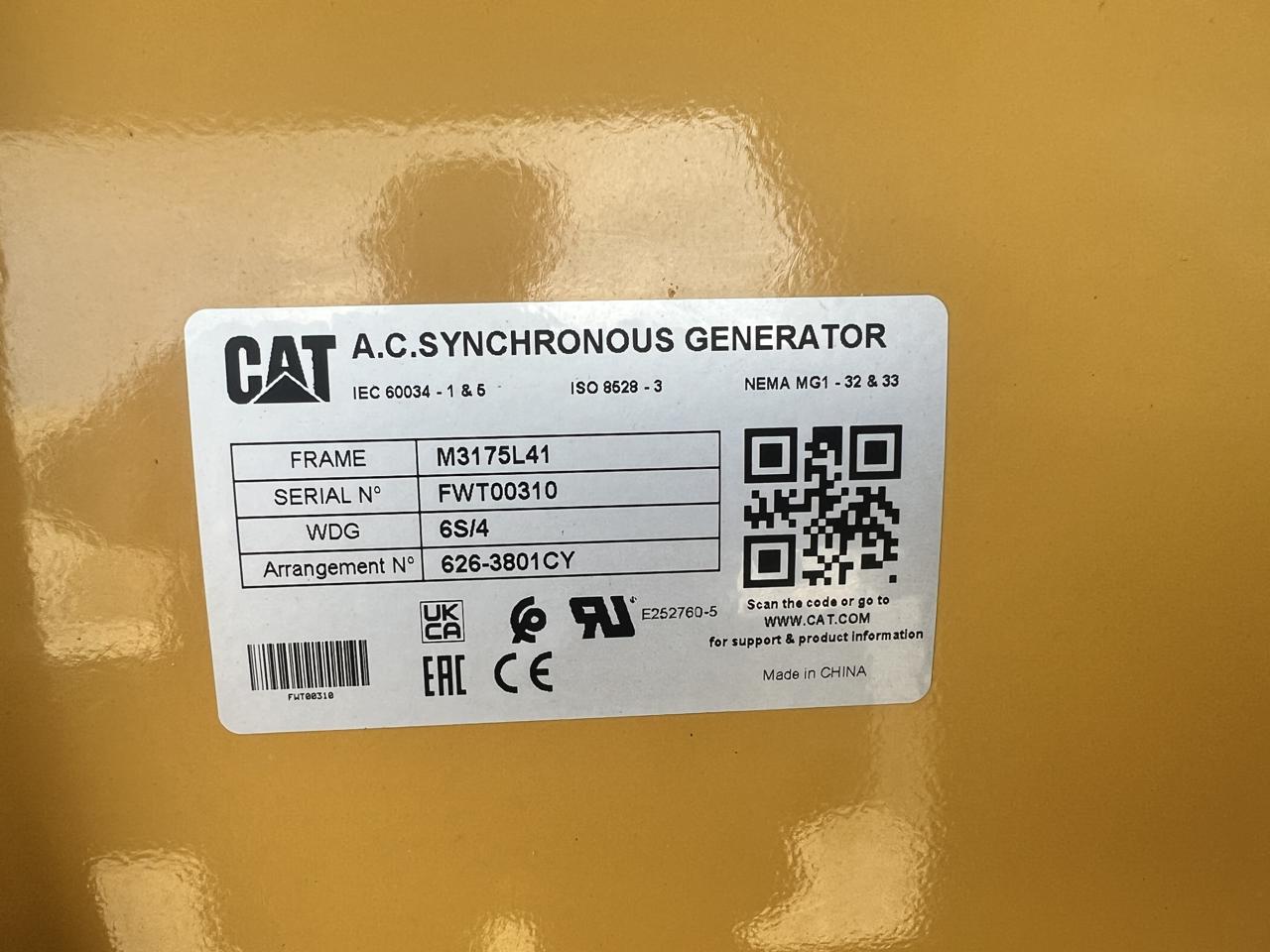 600 KW Caterpillar #D600GC, diesel generator set, 277/480 Volts, 1/3 phase, C18 engine, sound attenuated - Image 10