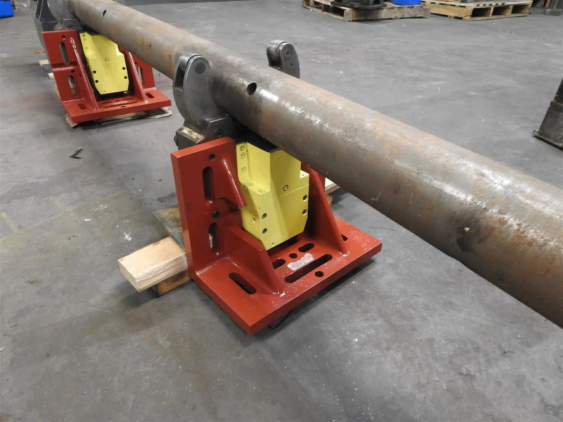 16" SMW #RT-400V, 4th Axis rotary table, hydraulic tailstock, (2) Omnirest steady rests - Image 5