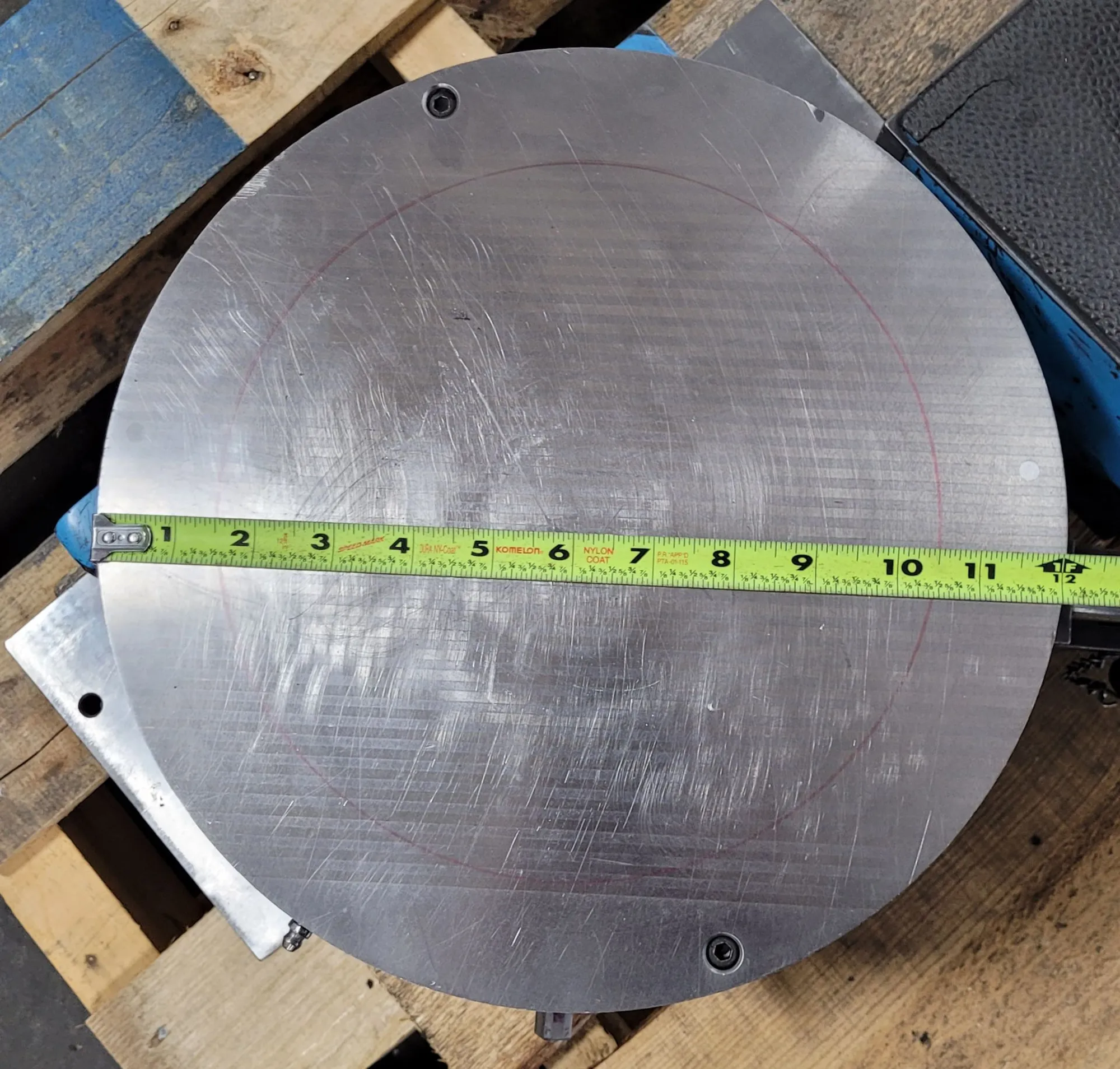 Roto-Technology #412-V1-24, magnetic rotary table, 11" magnetic chuck, variable speed - Image 6