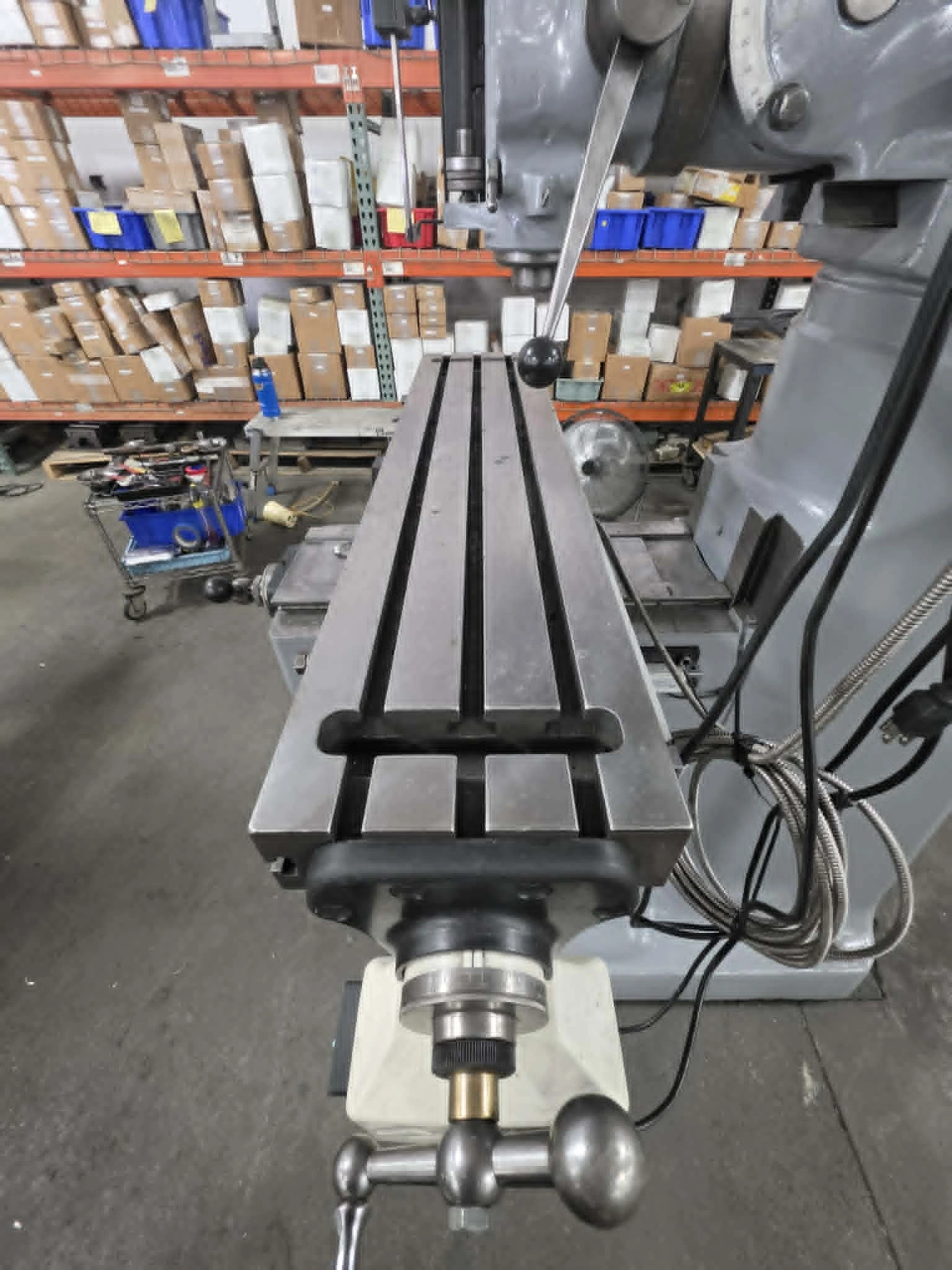 Bridgeport #Series-1, vertical milling machine, 9" x 42" table, 31" X, 12" Y, 16" Z, 12" ram, 1.5 HP, 60-4200 - Image 10