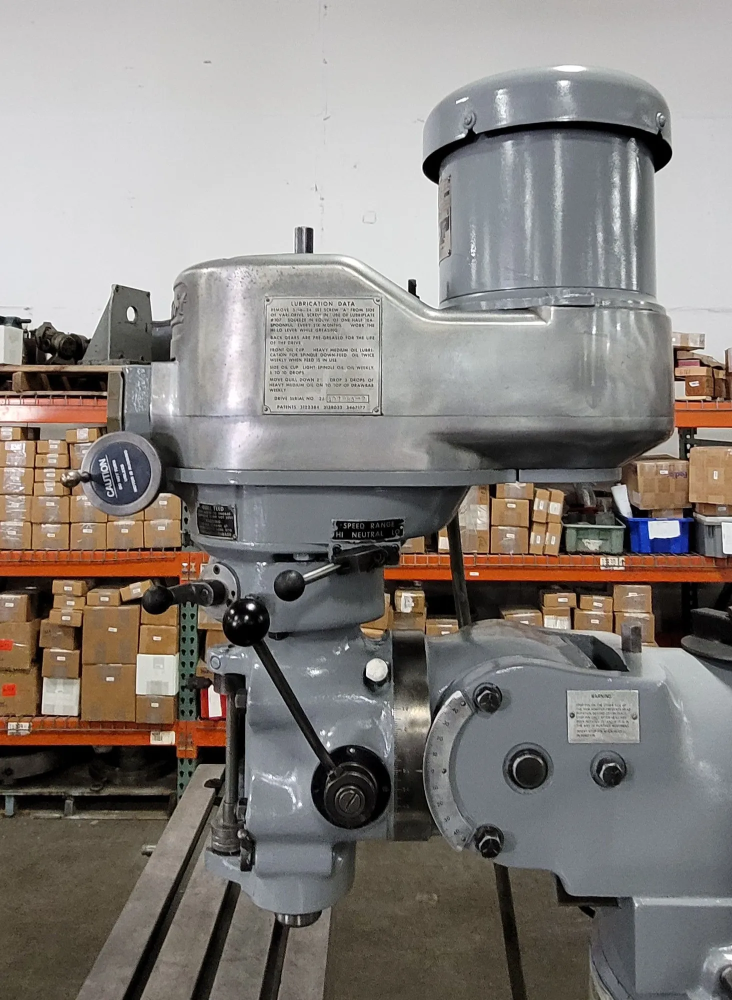 Bridgeport #Series-1, vertical milling machine, 9" x 42" table, 31" X, 12" Y, 16" Z, rebuilt 2 HP head, 4200 - Image 7