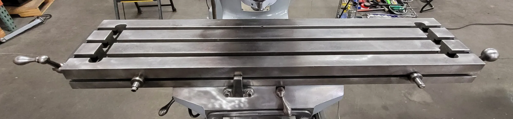 Bridgeport #Series-1, vertical milling machine, 9" x 42" table, 31" X, 12" Y, 16" Z, rebuilt 2 HP head, 4200 - Image 9