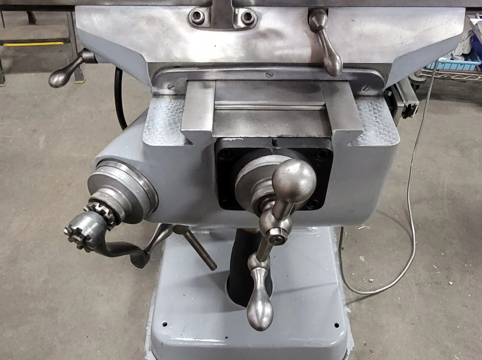 Bridgeport #Series-1, vertical milling machine, 9" x 42" table, 31" X, 12" Y, 16" Z, rebuilt 2 HP head, 4200 - Image 10